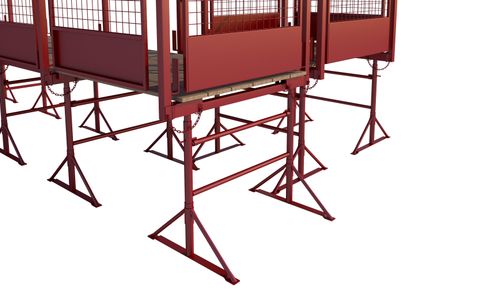 No.2 Builders Trestle (Painted) Round