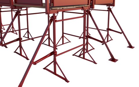 No.3 Builders Trestle (Painted) Round