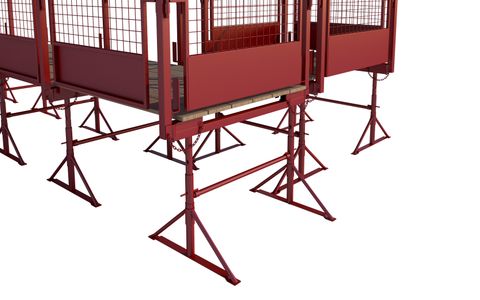 No.1 Builders Trestle (Painted) Round